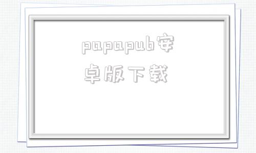 papapub安卓版下载paypal下载安卓最新版